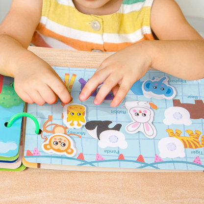 Montessori Toddler Book – Quiet Learning Adventures for Curious Kids!