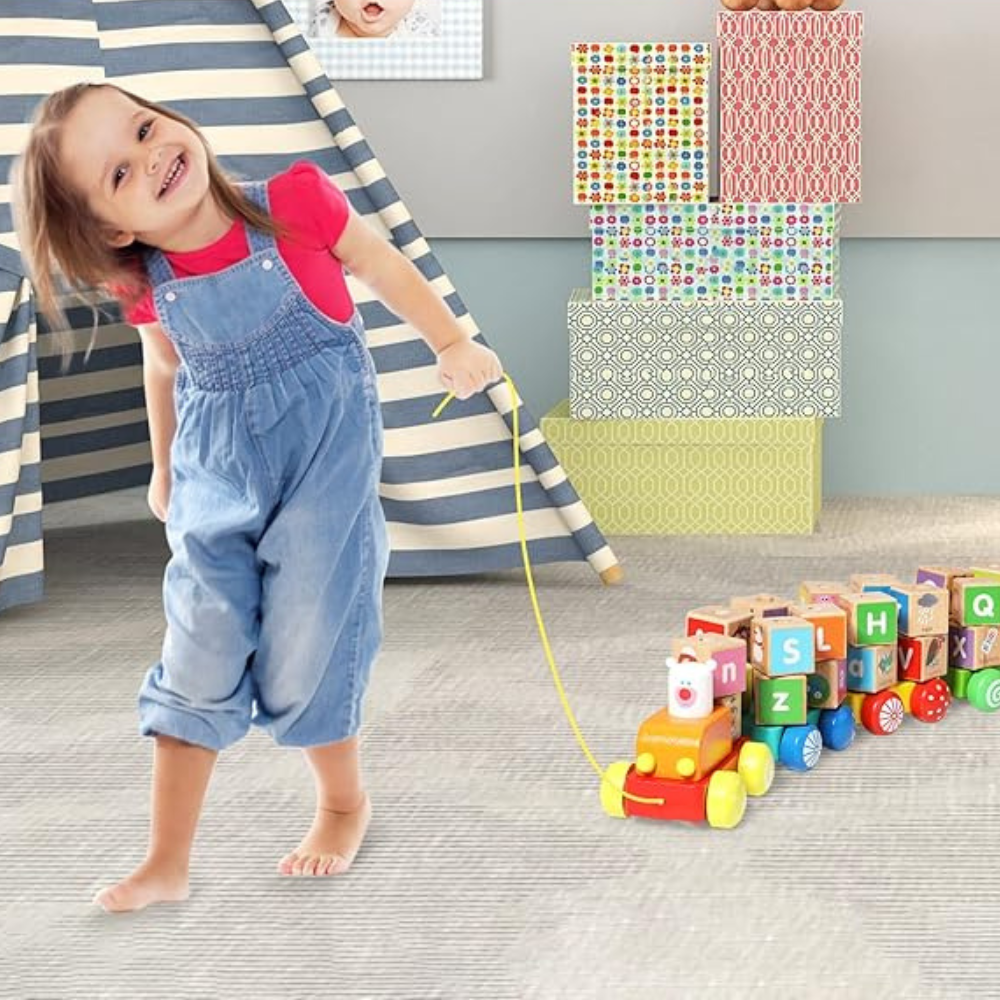 Building Block Train - Promotes Precision and Problem-Solving Skills