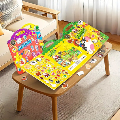 Waterproof Reusable Sticker Book — Travel-Friendly Quiet Time