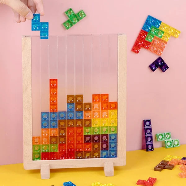 Ultimate Wooden Building Game – Crystal Color Fun for Young Creators