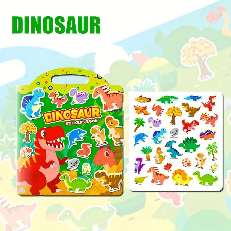 Waterproof Reusable Sticker Book — Travel-Friendly Quiet Time