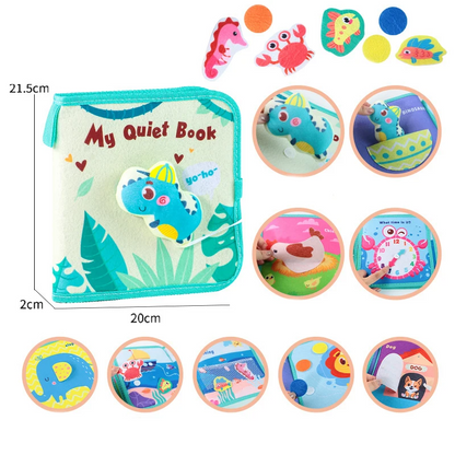 Adventure Busy Book – Reusable Sticker & Activity Book for Kids-Toyfetti
