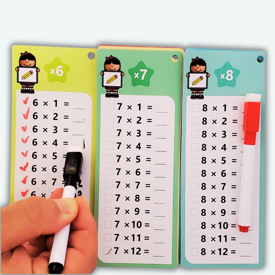 MathQuest Card Game – Master Math with a Marker & a Smile!