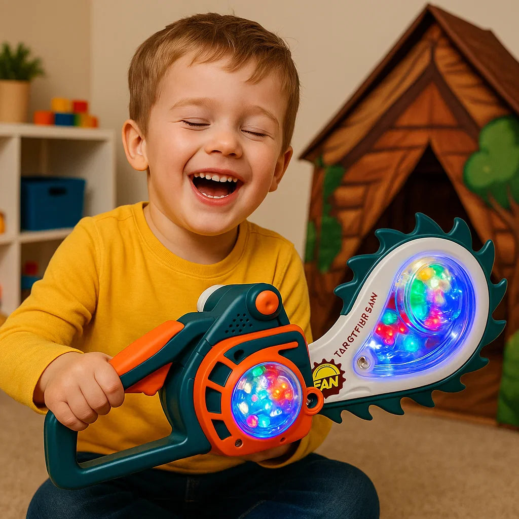 FunSaw™ Light-Up Musical Saw Toy – Spark Imagination with Every Cut!