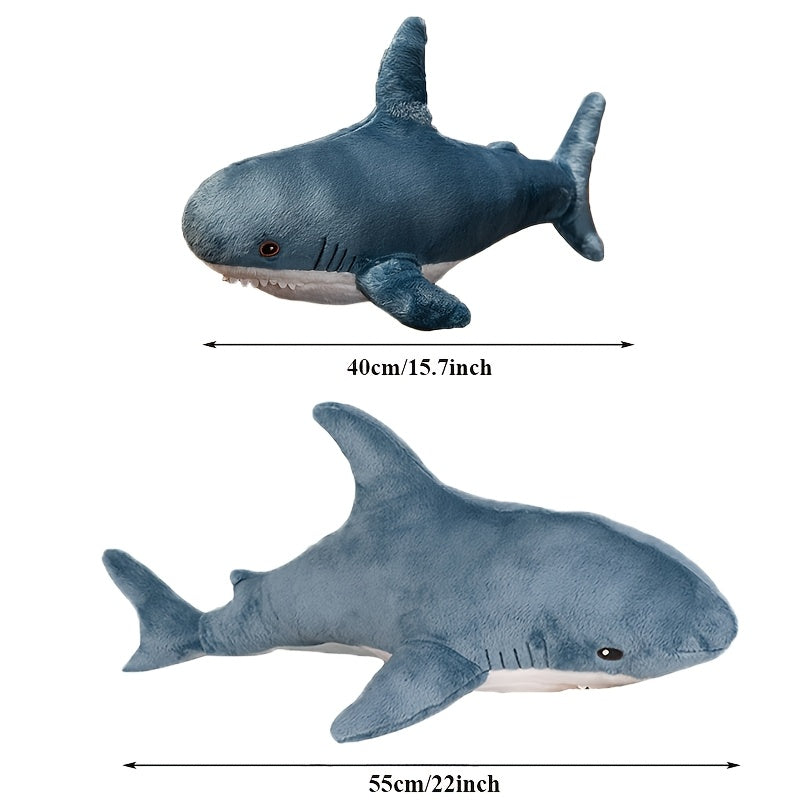 Giant Shark Plush Toy – Snuggly Sea Buddy for Big Imaginations-Toyfetti