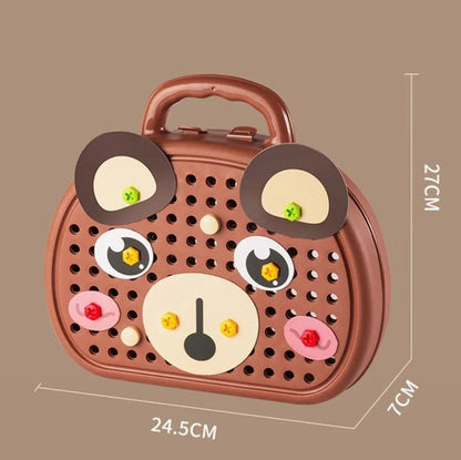 Lob Rabbit - Creative Building Set with Electric Toolbox for Kids