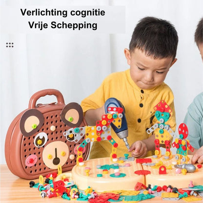 Lob Rabbit - Creative Building Set with Electric Toolbox for Kids