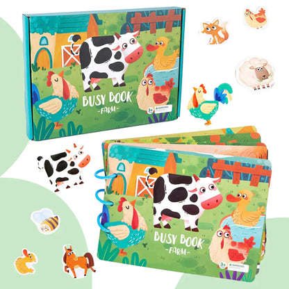 Sensory Busy Book for Toddlers – Screen-Free Fun