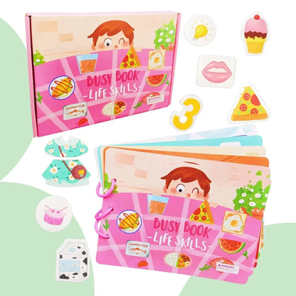 Sensory Busy Book for Toddlers – Screen-Free Fun