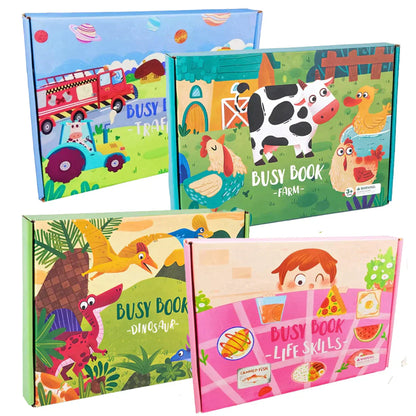 Sensory Busy Book for Toddlers – Screen-Free Fun