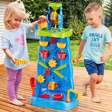 Double-Sided Water & Sand Maze Table – Colorful Outdoor Sensory Playset