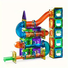 The Toyfetti BrightTracks Magnetic Marble Run lets kids build colorful, light-up marble runs with magnetic tiles and tubes—featuring both curved and straight chutes for endless STEM fun.
