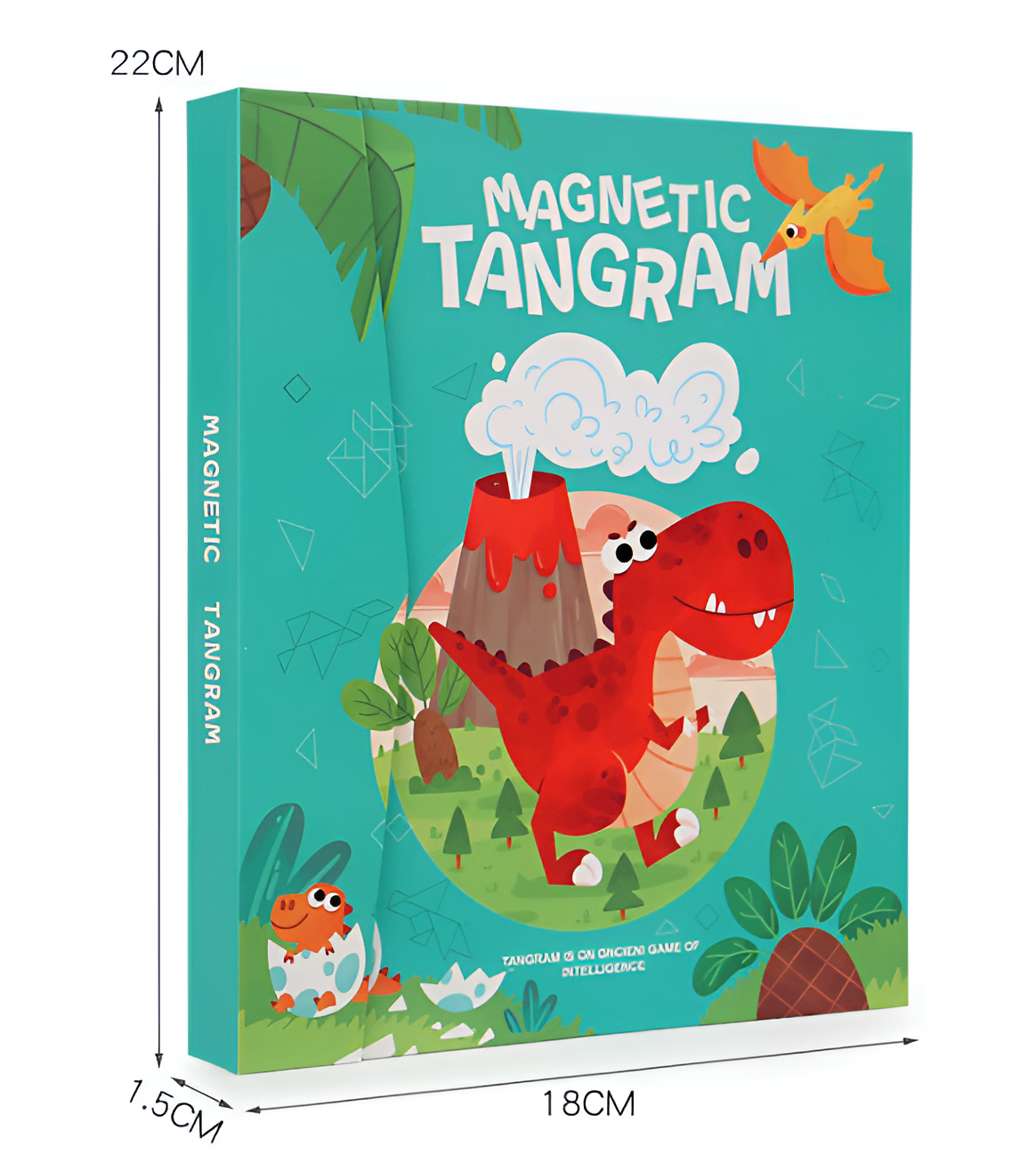 Montessori 3D Tangram Magnetic Puzzle – Creative Shape-Building Fun with 4 Themed Sets