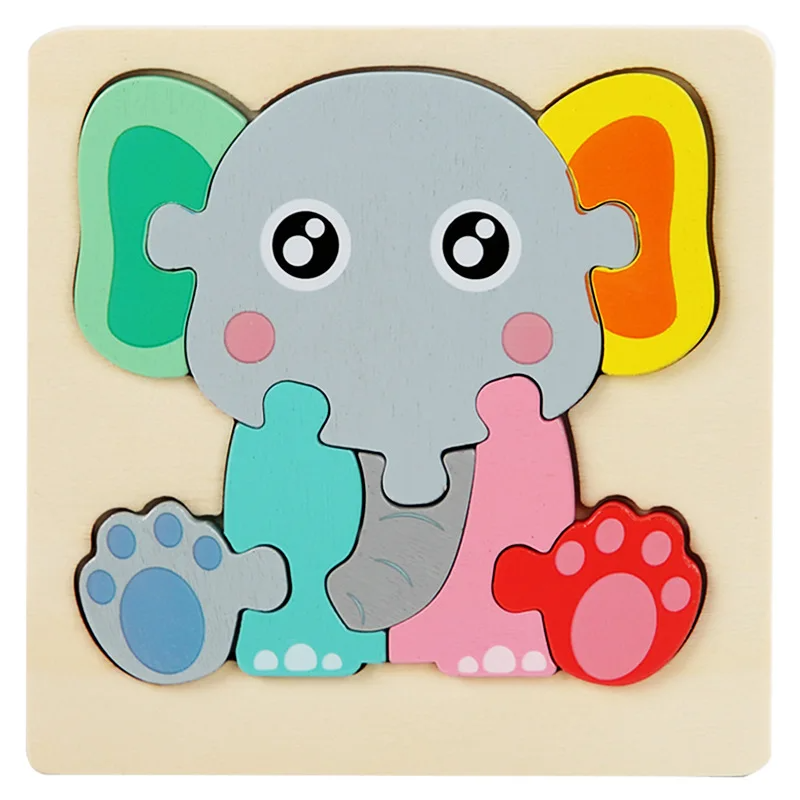 3D Wooden Puzzle™ – Educational Animal Puzzle for Toddlers-Toyfetti