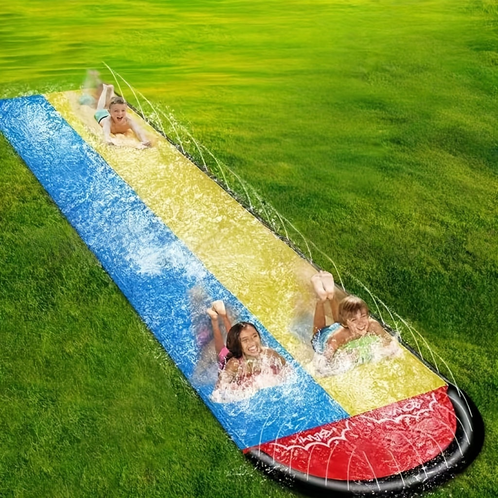 Summer Outdoor Inflatable Water Slide – Lawn & Garden Splash Fun-Toyfetti