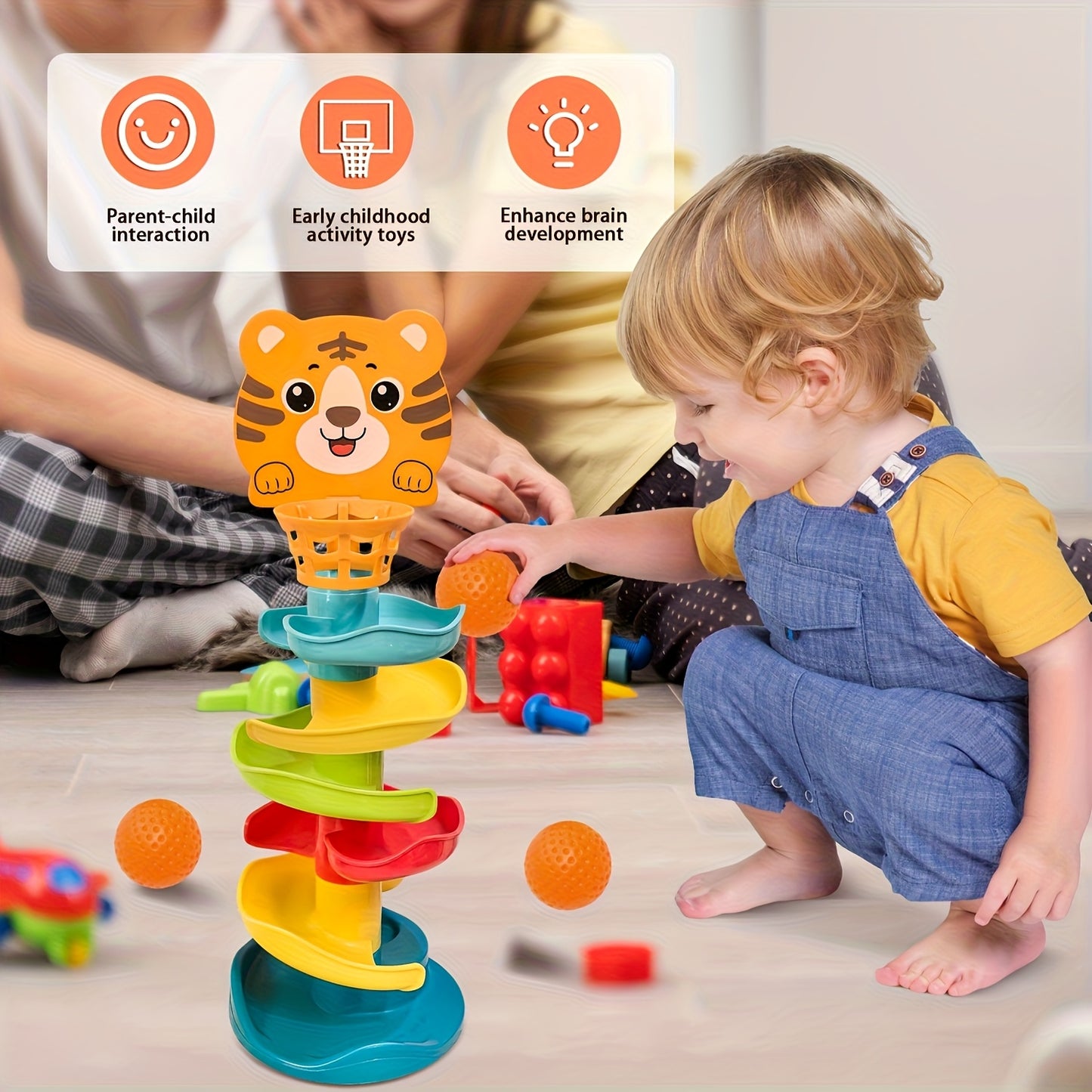 Interactive Ball Tower™ – Rolling, Dropping & Learning Fun for Toddlers