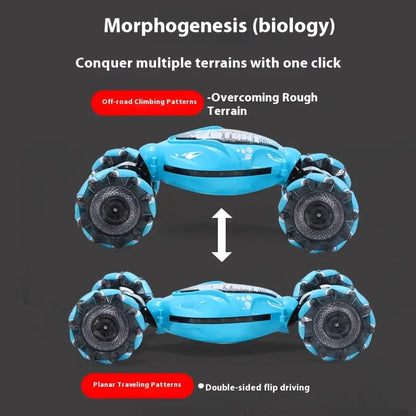 Gesture Sensor Off‑Road Car — 360° Flip, Music, Lights & Double‑Sided Stunt Driving