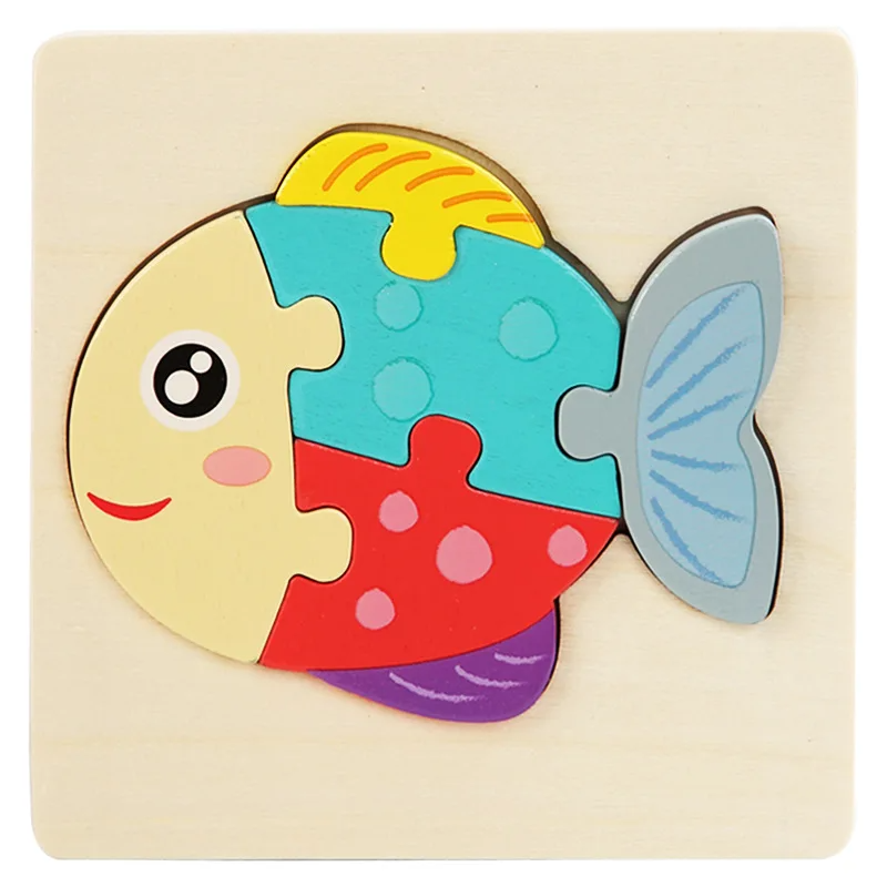 3D Wooden Puzzle™ – Educational Animal Puzzle for Toddlers-Toyfetti