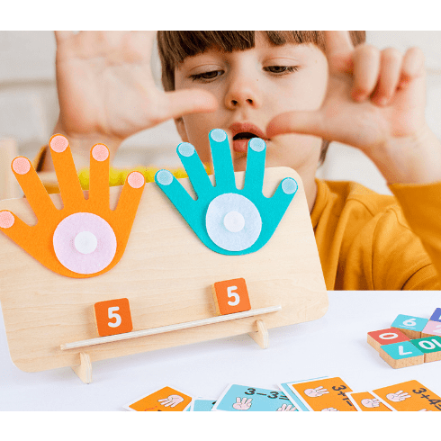 Montessori Math Toy – Colorful Addition & Subtraction Fun for Little Learners!