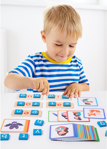 Montessori Spelling Flashcards Kit – Build Words, Boost Reading Skills!