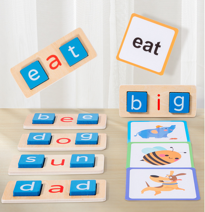 Montessori Spelling Flashcards Kit – Build Words, Boost Reading Skills!