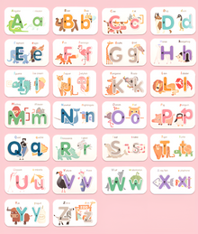 Best Seller: Alphabets and Numbers Wooden Flash Cards