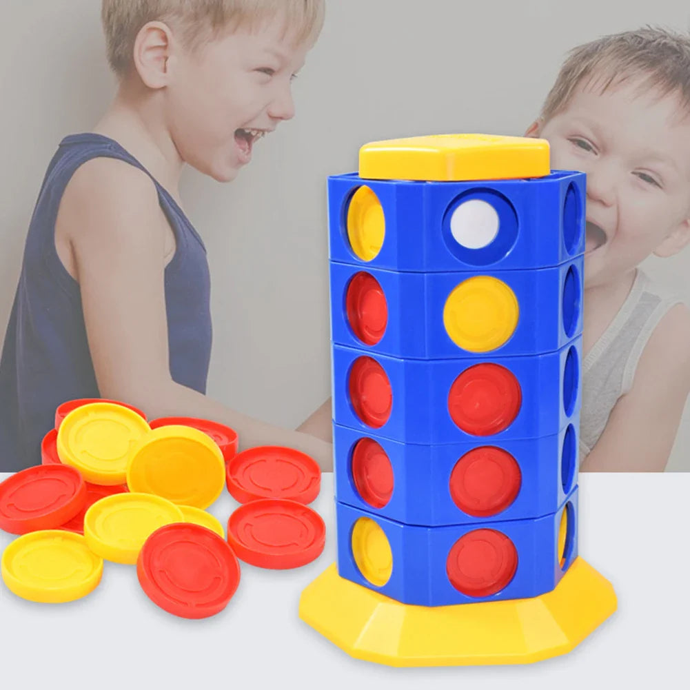 3D Connect 4™ – Strategic Family Game with Rotating Twist-Toyfetti