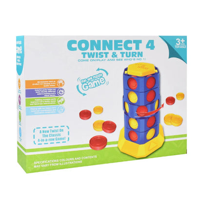 3D Connect 4™ – Strategic Family Game with Rotating Twist-Toyfetti