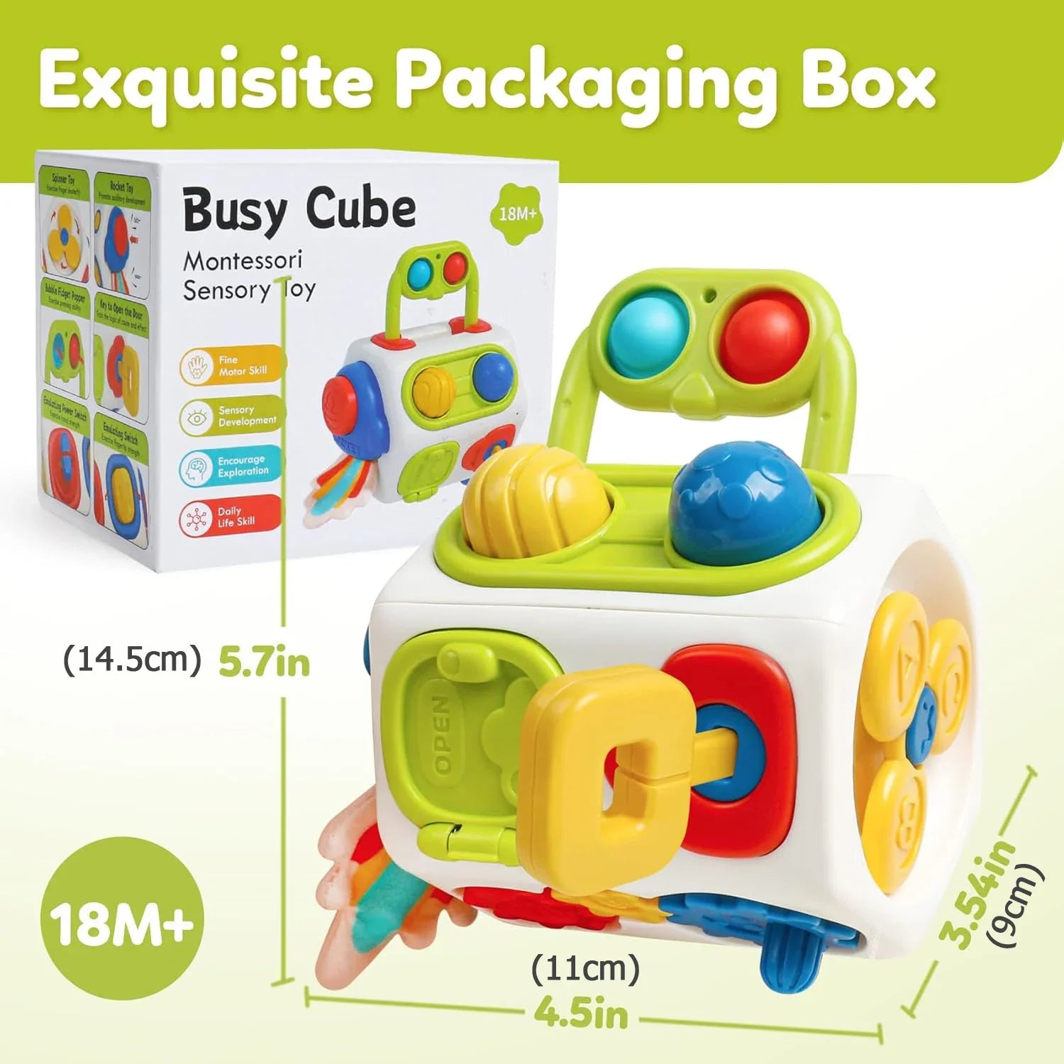 Exploring Cube™ - Speelse Ontdekkingsreis - Ontdekkingskubus-Toyfetti