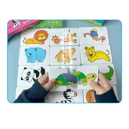 Toddler Match & Learn Puzzle Set – 32-Piece Early Learning Game for Shapes, Colors & Memory