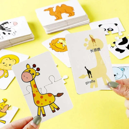 Toddler Match & Learn Puzzle Set – 32-Piece Early Learning Game for Shapes, Colors & Memory