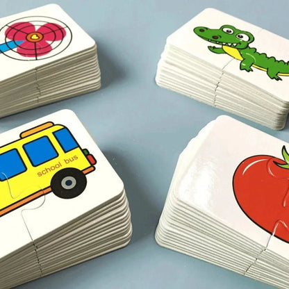 Toddler Match & Learn Puzzle Set – 32-Piece Early Learning Game for Shapes, Colors & Memory