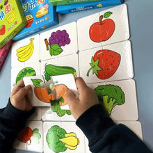 Toddler Match & Learn Puzzle Set – 32-Piece Early Learning Game for Shapes, Colors & Memory