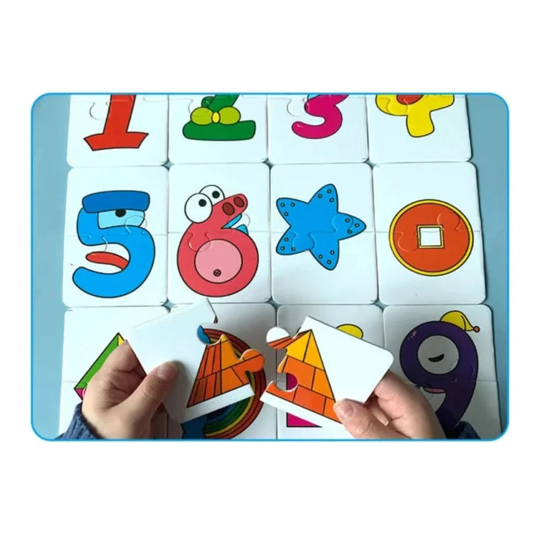 Toddler Match & Learn Puzzle Set – 32-Piece Early Learning Game for Shapes, Colors & Memory