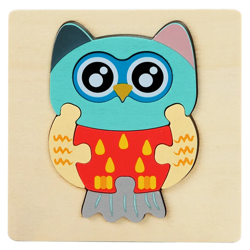 3D Wooden Puzzle™ – Educational Animal Puzzle for Toddlers-Toyfetti