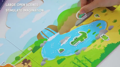 Waterproof Reusable Sticker Book — Travel-Friendly Quiet Time