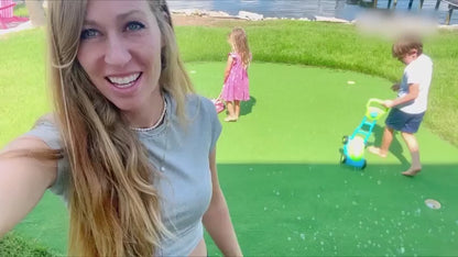 Bubble Lawn Mower Push Toy — 15,000+ Bubbles/Min