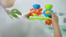 Interactive Suction Cup Bath Toy Set — Crab, Fish & Spinners for Water Play