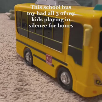 Transformable Push‑and‑Go Bus Toy