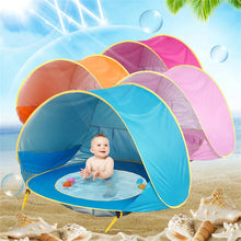 2-in-1 Baby Beach Tent with Built-in Pool – UV Protection, Pop-Up Design & Waterproof Shade